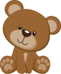 Brown bear illustration, Prince Bear Baby shower Party Child, bear, mammal, cat Like Mammal png