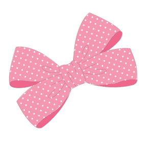 Pink and white polka-dot ribbon bow, Pink ribbon Bow tie, Little pink bow, ribbon, child png